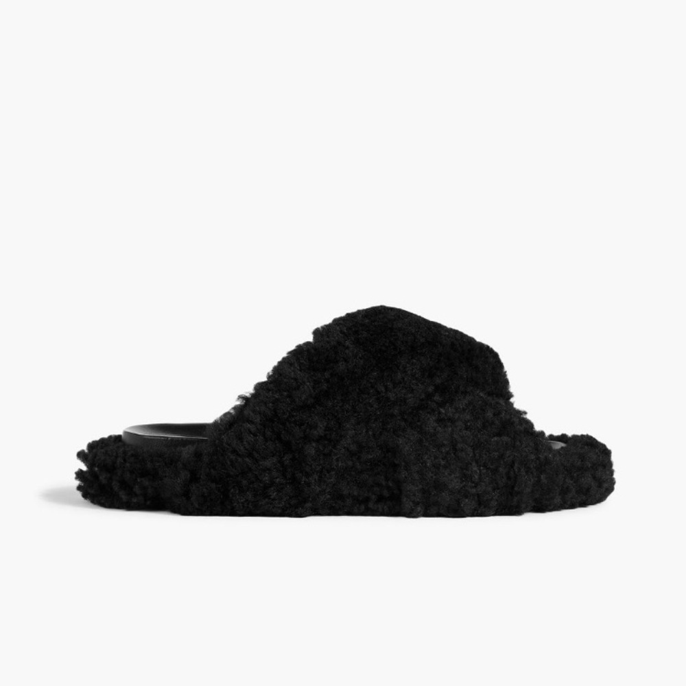 Marni fussbett shearling sandals